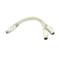 Advantech 1700060201 ສາຍຄອມພິວເຕີ M Cable M-DIN 6P(M)/M-DIN 6P(F)+DIN 5P(F) 19cm