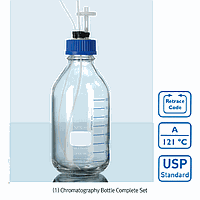 DURAN DU.1129821 ຂວດ HPLC, ມີຝາ 4 ທາງ 500ml 45GL