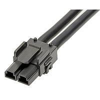 Molex 36924-0210 ເຄັບເລັກພິເສດ MINIFIT-SR 2 ວົງຈອນ 1000MM