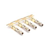 Amphenol SINE Systems SS24M2G30 ປະຕິບັດການຕິດຕໍ່ປະຕິບັດການຕິດຕໍ່, ປັດລາຍ, ຂະໜາດ 16, ທອງ 30u" ກ່ອນນິເຄວ, ຂະໜາດສາຍ .14-.25mm, 26-24 AWG, ມີ 3 ຕັ້ງ. 3,000 ຊິ້ນ. ມືດ