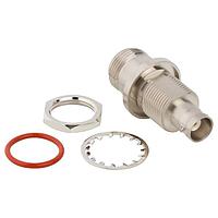 Amphenol RF 242162 ຕົວແປ RF - ລະຫວ່າງຊຸດ N JACK ໄປ BNC BLKHD JACK ADAPTER