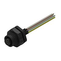 Wurth Elektronik 643421100408 ຮອບຮອງ WRCIRC M12 ການສະຫຼຸບດ້ວຍການສະຫຼຸບ Coding A ແຜງ + ເສັ້ນສາຍ ແຜງ + ເສັ້ນສາຍ ພລາສຕິກກັບກະແຜ່ນດ້ານໜ້າ ແອນ M16 ຕົວເຊື່ອມຜູ້ຍິງ, ຂະໜາດຂອງຂະໜາດ 8