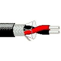 Belden 8437 0101000 ອອດິໂອ, ການຄວບຄຸມ ແລະ ອຸປະກອນວັດສະດຸ 22AWG 1PR SHIELD 1000ft SPOOL ສີດຳ