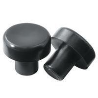 Essentra Components BFSA100A ສະແປດສໍາລັບການກະທຳລະດັບ FLAT HEAD STEM BUMPER:LDPE ສີດຳ