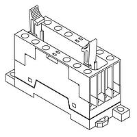 Omron Automation and Safety P7SA-14F ປຸ່ມຕິດຕັ້ງ Relay 6-P DIN MT SCKT G7SA