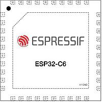 Espressif Systems ESP32-C6 ໂມດູນ WiFi SMD IC ESP32-C6, RISC-V MCU ເຄື່ອງດຽວ, 2.4G Wi-Fi 6 ແລະ BLE 5.0 ລວມກັນ, QFN 40-ຂາຍ, 5*5 ມມ