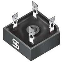 Taiwan Semiconductor GBPC25005M ບຣິຈເຟດສະຕັນດາດ 25A, 50V, ບຣິຈເຟດສະຕັນດາດເບຣັກຕິຟາຍເດີ