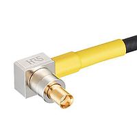 Hirose Electric KMS560LPC-SMAJ-L100(800) ການປະກອບສາຍ RF KMS-560 ປລັກມຸມຂວາ, ລົ່ງ, ຈໍກ SMA, 100mm