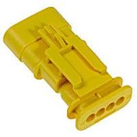 Molex 34899-4076 Blade MXP120 SLD MA 4CKT PLG YLW KEYG