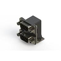 EDAC 661-009-264-056 ຕູ້ສະຫນອງ Dual Port D-Sub ມຸມຂວາ ຕູ້ສະຫນອງ Dual Port D-Sub