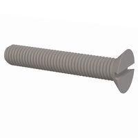 Essentra Components 50M100150H060 ສະກຣູຫຼັກຫຼັກຊອດ 90 Slotted CSK, M10 X 1.5 Thread, 60mm Lg