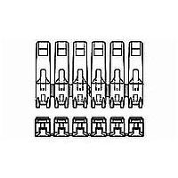 AMP Connectors - TE Connectivity 282016-1 ເຄື່ອງມືເສີມ SEC.LOCK FEM. CONT P. 5MM