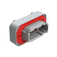 Amphenol SINE Systems ATM15-12PA-BM02 12-ທາງ Str Flng Mnt PCB Rcp 12POS Gry Gld Cont