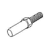 AMP Connectors - TE Connectivity 192244-1 ຕູ້ຕໍ່ພະລັງງານຫນັກ 6MM TMP 1/4-28