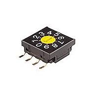 NKK Switches FR02KR10P-R ສະຫນາມສະລັບ DIP DIP 10 Ext Shaft-Org 0.1A 5VDC 2.54mm SMD
