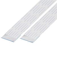 GCT (Global Connector Technology) 10-16-A-0101-C-4-08-4-T ເສັ້ນສາຍຕໍ່ລົງ FFC / FPC 1mm Pitch FlatFlexCable, 16Contact, Conductor SameSide, Len101mm/4in, Tin Plt