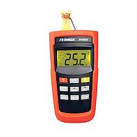 OMEGA HH800A ເຄື່ອງວັດອຸນຫະພູມມືຖືແບບປ້ອນເຂົ້າດຽວ (Type K: -200 to 1372°C, Type J: -200 to 1200°C, 1CH)