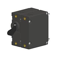 Carling Technologies AB2-B0-24-450-1D1-C ຕັ້ງຕົວຕັດກົດກະສັງຮົດ-ແມ່ແລະມາເກຕິກ 2 ໂພນ, ມີມືຈັບ, ຕັ້ງຕົວຕັດກົດກະສັງ 5 ແອມ, ຂໍ້ຕໍ່ປຸກອອນ 0.250 Tab (Q.C.), ໄດ້ຮັບການຮັບຮອງ UL 1077 ແລະ ການຍອມຮັບ CSA