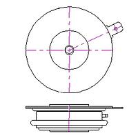 IXYS P0327WC12D SCRs ຄວບຄຸມຟເດດ Thyristor