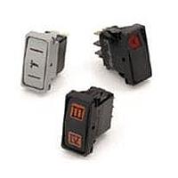 Carling Technologies VLB1S004-1ZZ00-000 ສະຫງວນສະຫງວນ Rocker Switch DPDT (ON)OFF(ON) 15A 24V