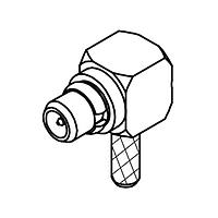 Molex 73414-0351 ຕູກຕໍ່ RF MMCX PLUG 50 OHM R/A 1.37 CABLE