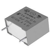 KEMET R46KF310040P0M X2 Class Metallized Polypropylene Film Capacitor, Self Healing Properties .1uF 275VAC 20% X2 Rad