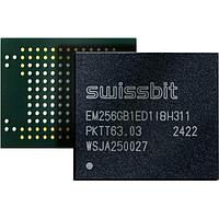 Swissbit SFEM005GB1ED1TO-I-5E-31P-STD eMMC ອຸດສາຫະກຳ Embedded MMC, EM-36 (100-b), 5 GB, 3D PSLC Flash, -40C ຫາ +85C