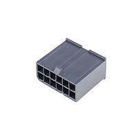 Molex 46993-1211 ປຸກຮາງກາງ MiniFitJr Plg FH DR V2 12 Ckt ສີດຳ