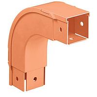 Panduit FOVRA4X4OR ອຸປະກອນຕິດຕັ້ງ, ອຸປະກອນຕິດຕັ້ງມຸມຂວາ ແລະ ປົກຄຸມ, ພາຍນອກຕົວຕັ້ງຕັ້ງແດງ 90ອົງສາ