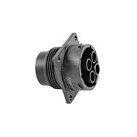 Amphenol SINE Systems RTS018N4S03 ປະຕູປ່ອງ Receptacle, ຂອງກະແພງສີ່ແຫ່ງ, 4 ຕຳແໜ່ງ, ຜູ້ຍິງ, ຂະໜາດຮອບ 18, ມີຢາປິດ Silicone