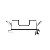 Eaton BK-S-8002-1X-DIN Angle Terminal S-8002 ມີຕົວແປງລົດລົງ