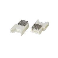 3M 37B04-C206-W00 MB ຕົວເຊື່ອມ 3M Mini-Clamp III Connector, ປະຕູສອງສາຍ, 4 ຕຳແໜ່ງ, 24-20 AWG, ດິບດ້ວຍນິເກວ, ສີເຫຼືອງ, ຂາຍຕໍ່ກະດູກ 100 ຊິ້ນ