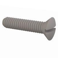 Essentra Components 330832A075 ສະກຣູຫຼັກຊອກຊະນີດມີລູກປະຕິບັດ 82 Slotted CSK Screw, #8-32 Thread, 3/4 Lg