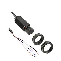 OMRON E3RA-DN11 2M ເຊັນເຊີ Photoelectric ທີ່ມີເຄື່ອງຂະຫຍາຍສຽງໃນຕົວ (100 mm, diffuse reflective, plastic, NPN)