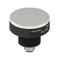 Banner Engineering K50CRBT2XRHQ Beacons K50 Compact Series: 1-Color Touch Sensor Gen 2; Momentary Output; Voltage: 12-30 V dc; Housing: Polycarbonate; IP67 IP69K; Output: Bipolar (NC); Colors: None - Not Activated, Red - Activated; 5-pin M12 Integral QD