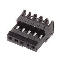 AMP Connectors - TE Connectivity 3-644575-5 ຮູງຮັບ Receptacle 05P MTA100 CONN ASSY BLK LF