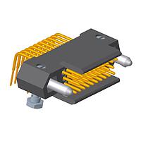 Amphenol Socapex HDASF029YC-000 ຕົວເຊື່ອມ HDAS Plug 29 ມຸມຂວາ ຕິດຕໍ່ຫົວ PC tail