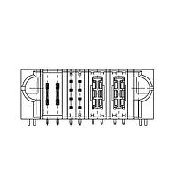 Amphenol FCI 10106124-2202001LF Plugs 10106124-2202001LF-PWRBLADE+ RAH STB