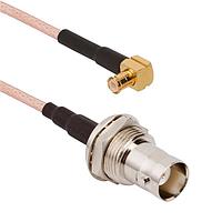 Amphenol RF 095-850-303-012 ສາຍສັ້ນ RF Cable Assemblies CA    BNC - MCX SJ-RP BHD IP67
