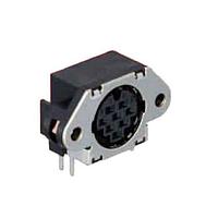 Hirose Electric HR212-10R-8SDL(71) ຕູ້ຕໍ່ສາຍມົນມະຕິມາດ 8P RECEPTACLE T/H R/A DIP FEMALE TERM