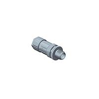 Amphenol LTW MSDS-04BMMA-SL7001 Sensor Cables / Actuator Cables M12 Circular Metric Connector, D Code, Metal, 4A, 04 pins, Male Connector, Male Contact, Straight, Screw Thread, Solder, Field Installable, F4.5 - F6.5mm, IP67 Mated