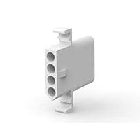 AMP Connectors - TE Connectivity 770076-1 ຮູສິງ Receptacle RECPT 4P DETENT LOCK ໃນແຖວ