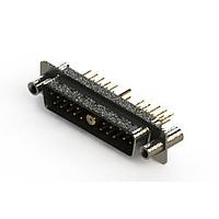 EDAC 627-21W1224-7TC ຕົວເຊື່ອມຕໍ່ Mixed Contact D-Sub Connectors Vertical Combo Dsub