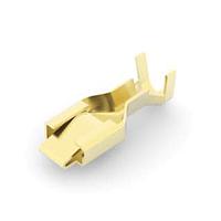 AMP Connectors - TE Connectivity 640417-1 ປຸ່ມຮັບ BLADE Rec .250 18-14 BR UNPL Reel/2400