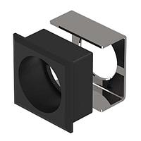EAO 61-9936.0 ກອງປຸ່ມສະຫນອງ / ປຸ່ມປິດ Switch Bezels ຊຸດກອງສີດຳ ພລາສຕິກທີ່ບໍ່ແຈ້ງແຈງ