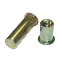 ATLAS AELS8-610-4.2W ຮິວັດນັດ Atlas Rivet Nut, SpinTite, AEL, ຫົວຕໍ່ຕ່ຳ, ປາກເປີດ, ຫົວສະເຫຼີມ, ຄ້າງໄຟ, ຂະໜາດການດັບກະດູກ - M6, 1st Grip