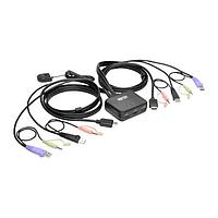 Tripp Lite B032-HUA2 USB/HD 2PT USB HD AUD CBLKVMSWT W RMT