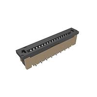 Amphenol FCI SFW16S-2STE1LF Board Mount 1.00mm Flex Connector, SFW Straight series, 16 Position, Top Entry Surface Mount, ZIF