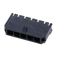 Molex 218989-0410 Headers Micro-Fit+ RA Header SMT 3mm Pitch Single Row 4 Ckts Matte (Sn) Plating Glow-Wire Press Clip Blk