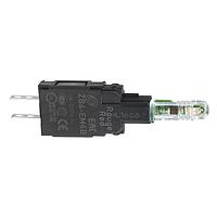 SCHNEIDER ZB6EM8B ຕົວຮ່າງ 16mm ໄຟ LED ປົກປ້ອງ, 230V, ສີສົ່ງ